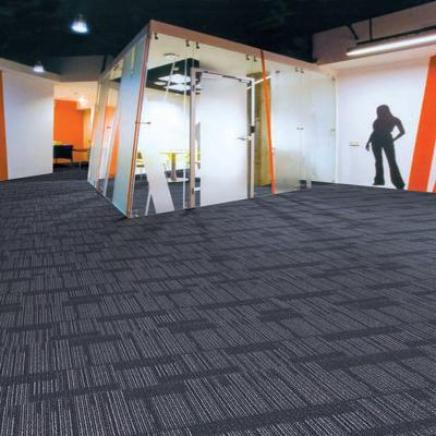 China Solid Custom Nylon Carpet Tile In Stock For Office Building for sale