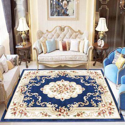 China Eco-friendly.anti-slip.water-proof Wilton Blue Carpet Classical Rugs and Carpets for Living Room Home Area Rug for Bedroom for sale