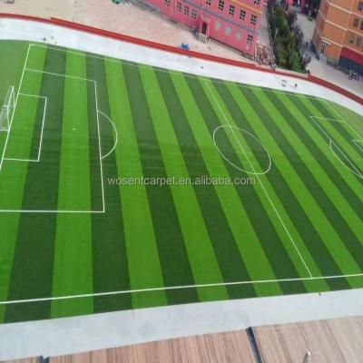 China Football Fire Resistant Decoration Lawn Environmental Protection Artificial Grass Mat For Soccer Court for sale