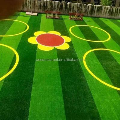 China Outdoor Football Garden Landscaping Artificial Turf Kindergarten Lawn Football Grass Mat for sale