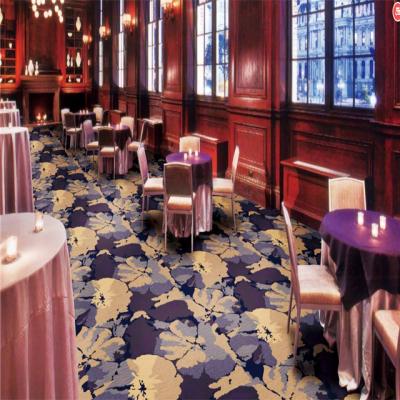 China Cut pile polyester or nylon printed carpets for KTV or casino or hotel decorative freestanding design for sale