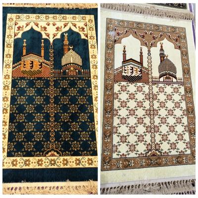 China Anti-Slip Comfortable Portable Mosque Muslim Prayer Rug Covers for sale