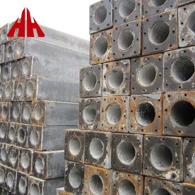 China Top Level Metal Newcomer Custom Design Concrete Pile Mold for sale