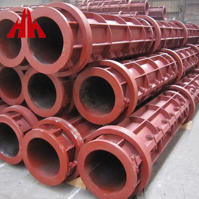 China Metal Cement Post Mold Iron Pile Steel Mold Pillars Roman Column Molds On Sale for sale