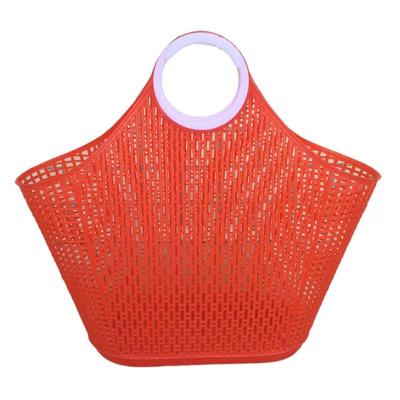 China Others Of Lunaric New Arrival Vegetable And Fruit Heavy Red Bags Shopping Bag The Plastic Shopping Basket Basket for sale