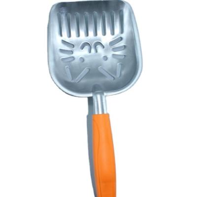 China Lunajoy Cat Shit Shovel Metal Animal Cats Cleaning Tools Shit Clean Garbage Scoop Pet Up Tools Cat Sand Shovel for sale