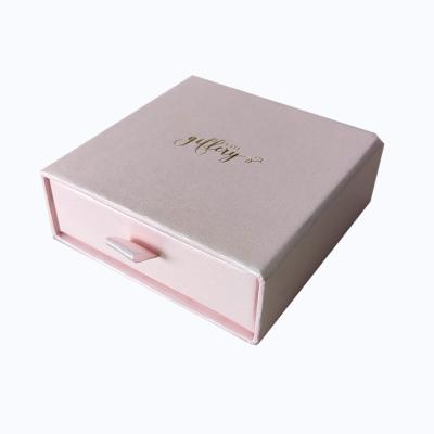 China Custom Recyclable Hot Selling Luxury Jewelry Gift Packaging Drawer Pendant Bangle Boxes With Logo for sale