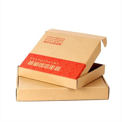 China Custom Recyclable Eco-friendly Recycled Materials Logo Packing Delivery Package Box Shoes Kraft Packaging Box For Shoes for sale