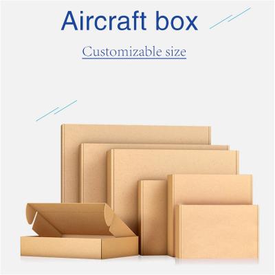 China 2022 Recyclable New Trending Ad Boxes Custom Logo Personalized Kraft Ad Shipping Box For T Shirt for sale