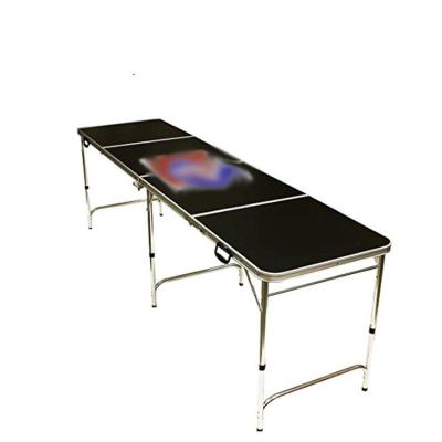 China Hot-selling modern LED aluminum alloy beer pong folding table for beer for sale