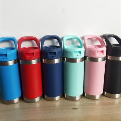 China New PORTABLE Skinny 12OZ Stainless Steel Tumbler Vacuum, With Color Lid, Straight Cup Verified Supplier for sale