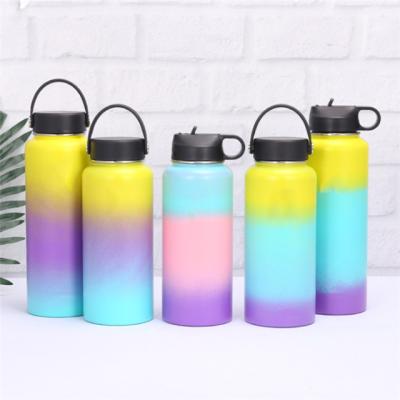 China Sustainable 32 Oz Custom Printed Stainless Steel Double Wall Vacuum Insulate Water Sports Expanding Water Bottles Flask for sale