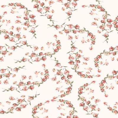 China Shrink-Resistant Custom Design Fabric 100% Polyester Lightweight Chiffon Floral Printed for sale