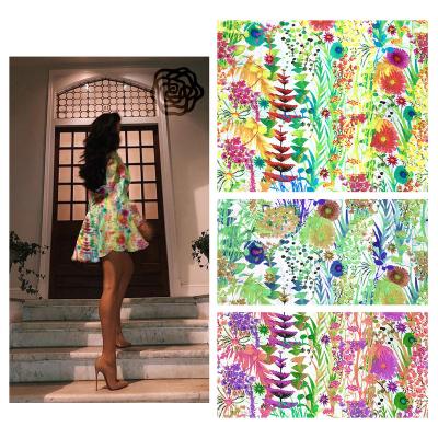 China Free Sample Bulk Sale Shirt Shrink-Resistant Chiffon Printed Bags Freedom Hawaii Fabric for sale