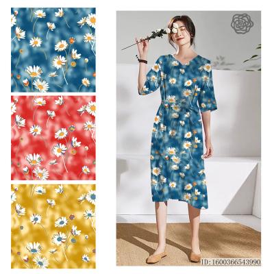 China Low MOQ Tear-resistant Running Lot Cotton Rayon Printing Fabric For Bag With Different Background Color for sale