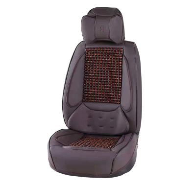 China 2023 Car Accessories 9D Luxury Eco-friendly Pearl Wooden Car Seat Cover, Suitable For Different Models for sale