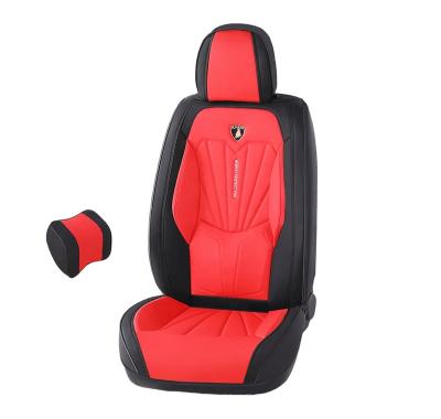 China 2023 Newest Eco-friendly Luxury Leather Car Seat Covers Universal Full Set Car Seat Protector Car Cushion Used In Four Seasons for sale