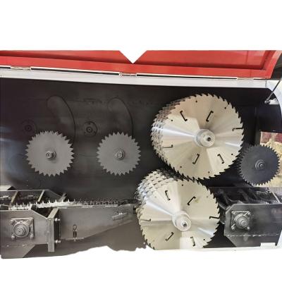 China TIANHUA Horizontal Automatic Log Saw Multi-blade Machine Log Cutting Multi-blade Ripping Saw Machine for Redwood Cutting and Log Cutting for sale