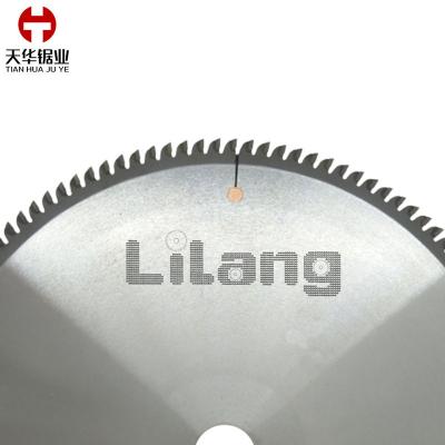 China TIANHUA CTT 120teeth 255mm Aluminum Circular Saw Blade Cutting For Miter Saw For Cut Aluminum for sale