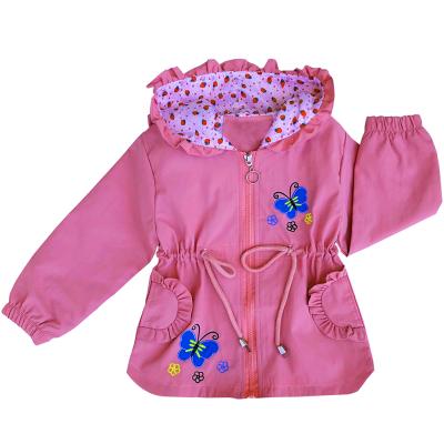 China Fashion shorts style girls anorak jacket kids autumn waterproof coat for wholesale for sale