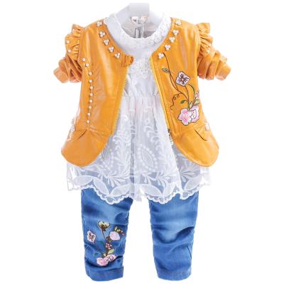 China Custom Made Premium Quality Windproof Kids Sets Clothing Girls Boutique Clothing Sets Dress for sale