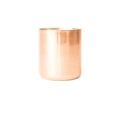 China Weddings Candle Holders Copper Tea Light Holders, 400ml Copper Candle Cup, High Quality Polished Copper Candle Container for sale