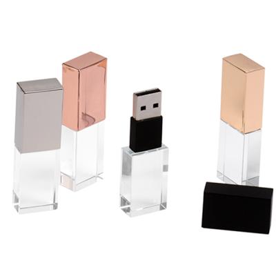 China Manufacturer Customized Logo Metal 2.0 Crystal Promotional Gift Usb Flash 3.0 Metal Drive Memory Stick 32Gb 16Gb 8Gb for sale