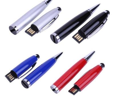 China Metal Manufacturer U Disk Laser Pointer U Disk Pen 8g Business Gift Creative Pen Customized Personalized Logo for sale