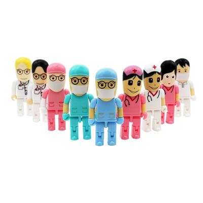 China Plastic Doctors USB Stick USB 2.0 USB Drive Pen Drive 4GB 8GB 16GB 32GB Flash Memory Stick for sale