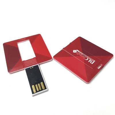 China Custom square flash LOGO print 4g8g16g USB card reader 4g8g16g USB flash drive business card business card business card Florida USB custom wholesale color printing for sale