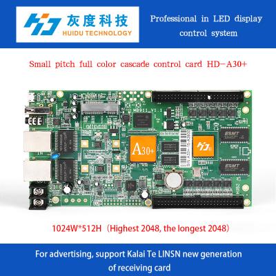 China Out door/in door/HD-A30+ RGB display module outdoor advertising signs controller semi-outdoor full color matrix LED TV for sale