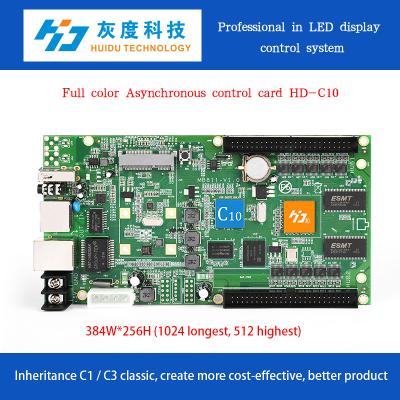 China Out door/in door/semi-outdoor outdoor full color led display huidu controller HD-C10 for video for sale