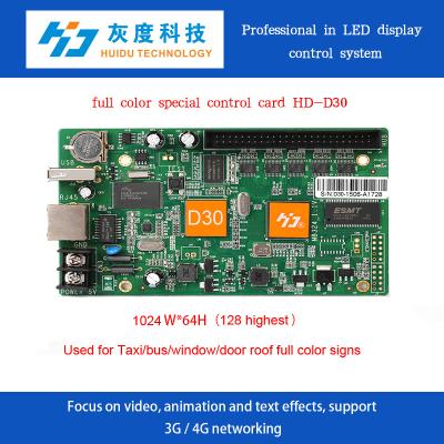 China Out of door/in door/semi-outdoor electronic LED display huidu controller for broadcasting full color screens offline for sale