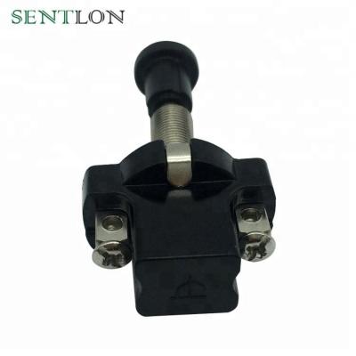 China Factory Price SPST 2Pins Metal/Plastic Universal Car Two Way Switch With 2 Screw Terminals ASW-05 for sale