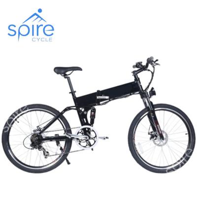 China Wholesale Aluminum Alloy Hub Motor Electric Folding Mountainbike for sale