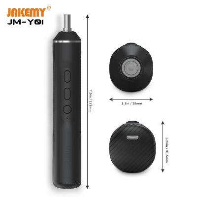 China Portable and Magnetic Mini Electric Screwdriver JM-Y01 Cordless Electric Screw Drivers for sale