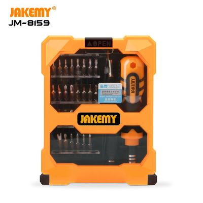 China Portable Precise Mobile Phone Screwdriver DIY Set JAKEMY Hand Tool For Mobile Phone Computer Glasses Game Pad Repair for sale