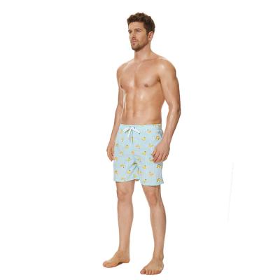 China New Arrivals QUICK DRY Fruit Patterns Breathable Male Beach Shorts Drawstring Short Pants for sale