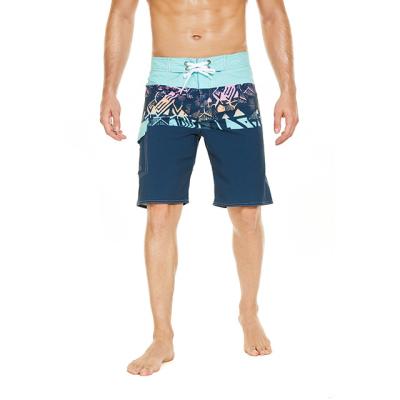 China QUICK DRY High Quality Durable Fabric Elastic Beach Shorts Casual Men's Swim Shorts for sale