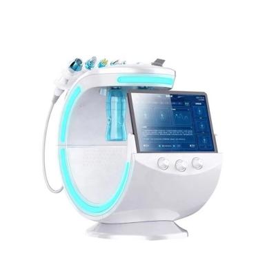 China Newest Face Lift Smart Ice Blue 7 In 1 Diamond Dermabrasion Facial Machine With Water Hydra Oxygen Skin Analysis for sale