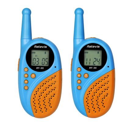 China PC FRS GMRS 22CH UHF 0.5W USB Charging Kids Retevis RT35 Unlicensed Rechargeable Talking Handie Talking Movie for sale