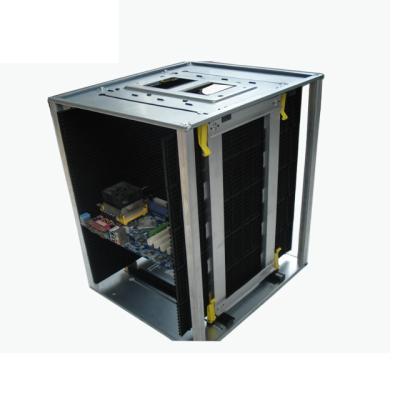 China Esd Protection HJ-1831007 ESD SMT Antistatic PCB Magazine Holder 460*400*563mm SMT ESD Magazine Rack for sale