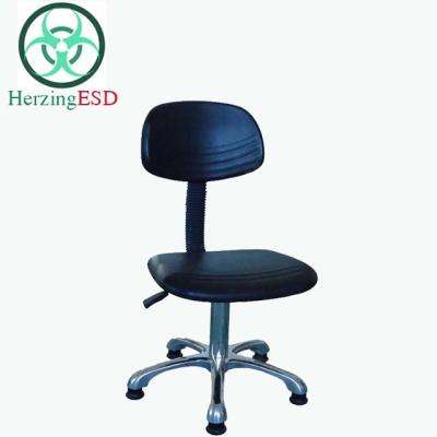 China (Size) Adjustable Chinese Wholesales Black Adjust Height ESD PU Foam Model Chairs For For Cleanroom Workshop Office School Lab With Backrest for sale