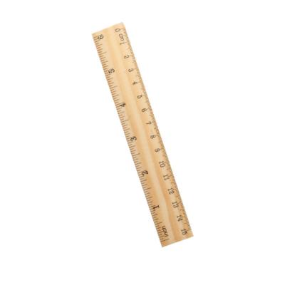 China Factory Direct Selling Cheap Wooden Ruler 15cm Straight Ruler for sale