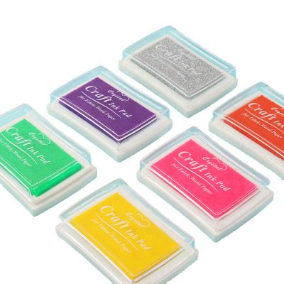 China Children's Toy Wholesale Hot-selling ink pad in stamp craft ink pad for children DIY ink pad fingerprint stame for sale