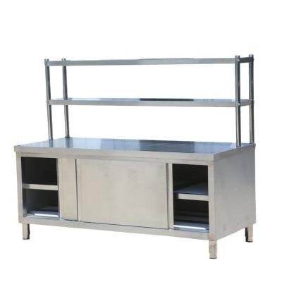 China Easily Assembled Commercial Food Grade Stainless Steel Restaurant Kitchen Corner Work Table for sale