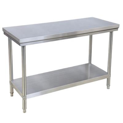 China Hotel Kitchen Equipment Stainless Steel Work Table Kitchen Work Bench Table Easily Assembled for sale