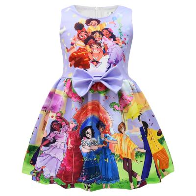 China 2022 Tumblr Fashion Encanto Cotton Casual Summer Dresses Girls Kids Going Out Dress for sale