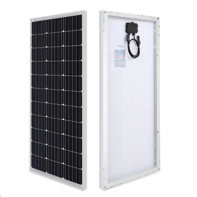 China 100W 12V Monocrystalline Solar Panel High Efficiency Module PV Power For Battery Charging Boat, Caravan, RV 1 for sale