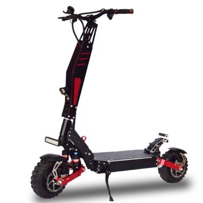 China Unisex 2023 New Off-Road BIG two wheel fast Electric Scooter With Suspension Dual Motors 6000W 11 Inch Battery-Removable Escooter for sale